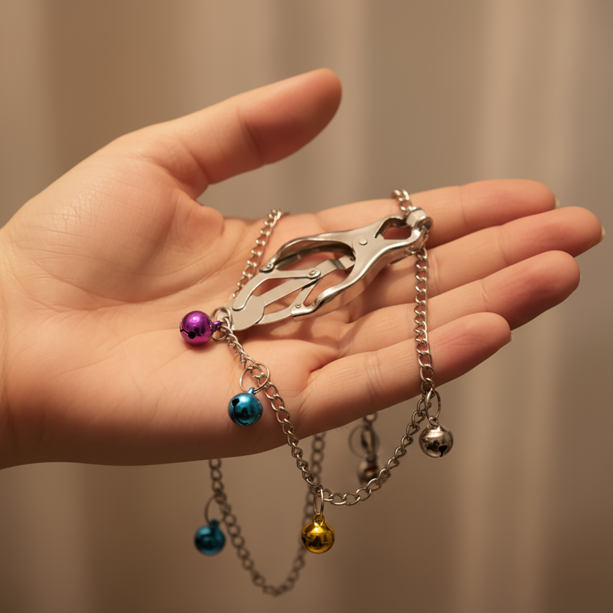 Kedja & Klockor Bröstvårtsklämmor