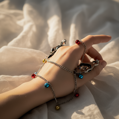 Kedja & Klockor Bröstvårtsklämmor