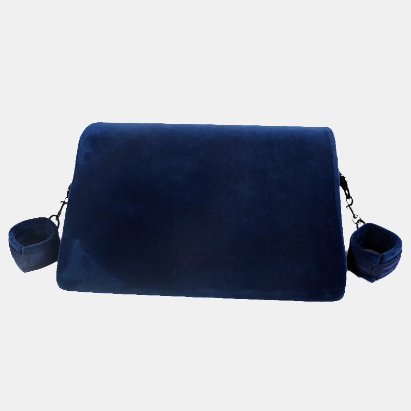 Rund hörn triangelkudde med manschetter